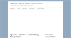 Desktop Screenshot of dobrypasterz.diecezja.lowicz.pl