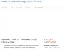 Tablet Screenshot of dobrypasterz.diecezja.lowicz.pl