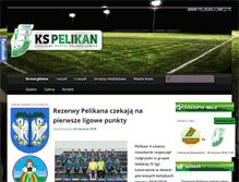 Tablet Screenshot of pelikan.lowicz.pl