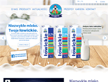 Tablet Screenshot of esklep.mleczarnia.lowicz.pl